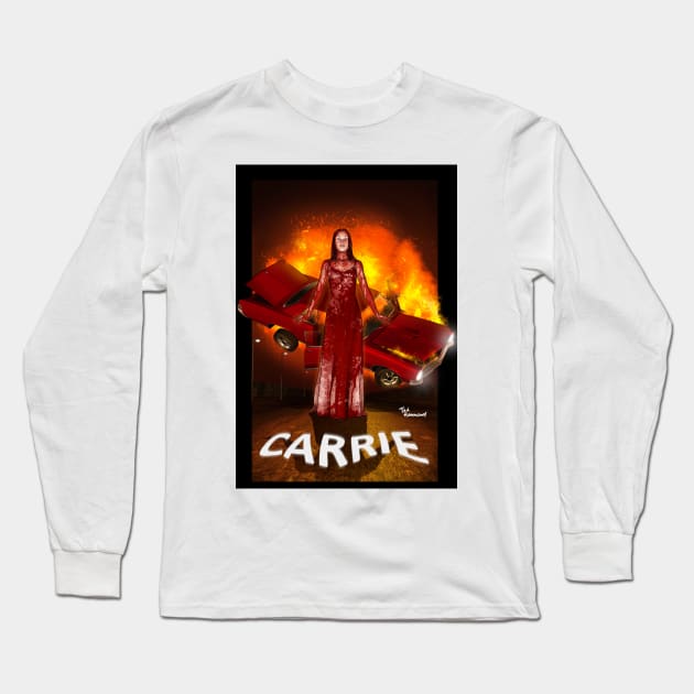 Carrie Long Sleeve T-Shirt by ted1air